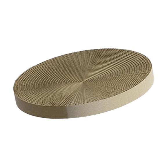 Round Cat Scratcher Refill, Cat Scratching Board for Indoor Cats, Cardboard Kitten Scratcher Pads, Double-Sided (13.78In Diameter)