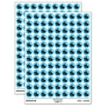 thumbnail image 1 of Round Cat Sleeping 200+ Round Stickers - Light Blue - Gloss Finish - 0.50" Size, 1 of 3
