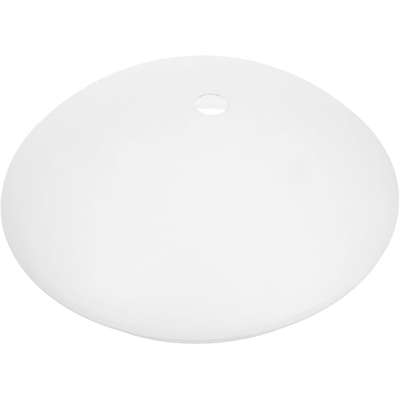 Round Ceiling Light Cover 10.62In Plastic Lamp Shade Replacement with Hole for Soft Light Diffusion and Easy Bulb Change for Indoor Use