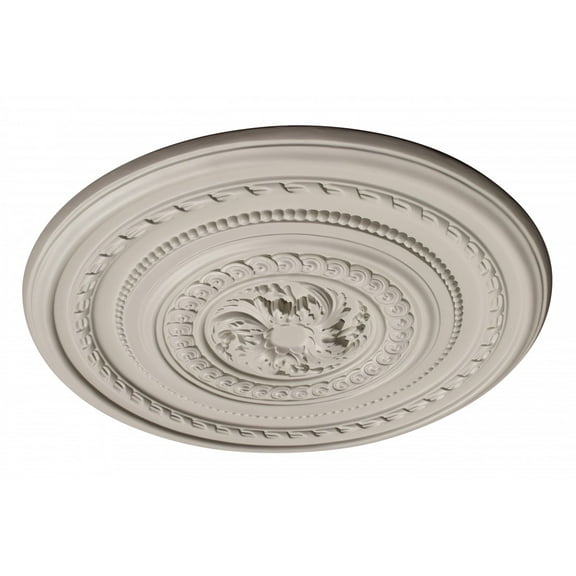Round Ceiling Medallion White Primed Urethane 26" Diameter Renovators Supply