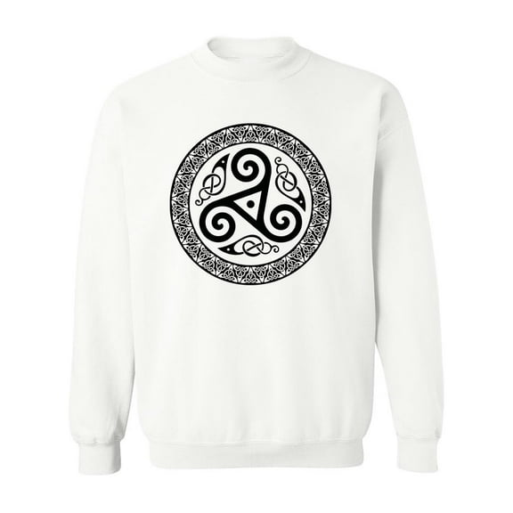 Round Celtic. Sweatshirt Men -Image by Shutterstock, Male 3X-Large