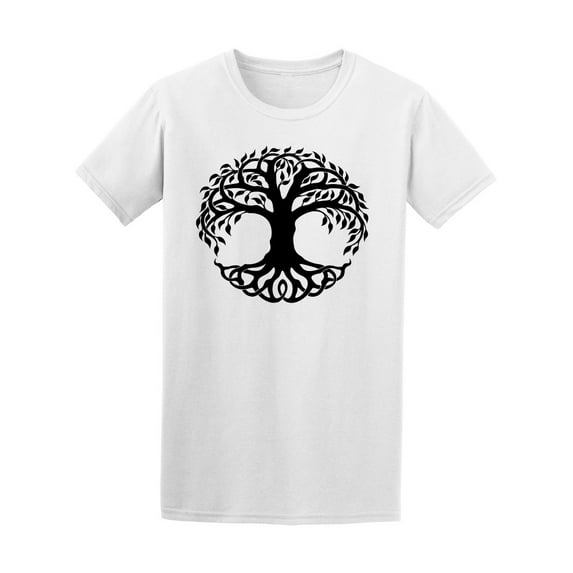 Round Celtic Tree Of Life Men's Tee - Image by Shutterstock