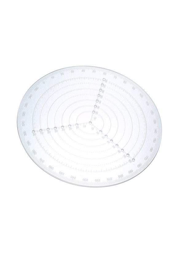 Round Center Finder Compass Clear Acrylic Lathe Centering Tool Circle Gauge for Drawing Circles Wood Turning Work Diameter