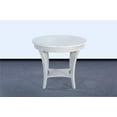 thumbnail image 1 of Round Center Table | Solid Wood, White, 1 of 1