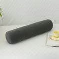 thumbnail image 1 of Round Cervical Roll Cylinder Bolster Pillow with Removable Washable Cover, Ergonomically Designed for Sleeping, Round Neck Support for Bed, Legs, Back and Yoga(Dark Gray), 1 of 6