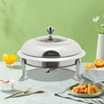 thumbnail image 1 of Round Chafing Dish Buffet Set,Stainless Steel Catering Chafer and Buffet Warmer with Lid & Fuel Holder,Catering Food Warmers,for Wedding Party Banquet Dinners, 1 of 11
