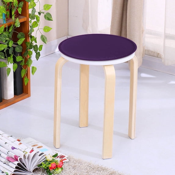 Round Chair Cushion, 11.8in Diameter Dining Seat Pad, Soft Comfortable Polyester Chair Cushion for Outdoor Patio Garden Porch Indoor Kitchen Chairs