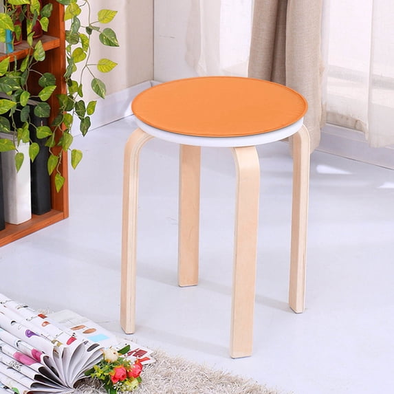 Round Chair Cushion, 11.8in Diameter Dining Seat Pad, Soft Comfortable Polyester Chair Cushion for Outdoor Patio Garden Porch Indoor Kitchen Chairs