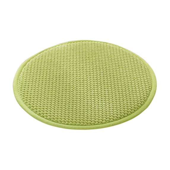 Round Chair Cushion 14 Inch Non Slip Strap Handle Home Office Balcony Stool Seat Pad