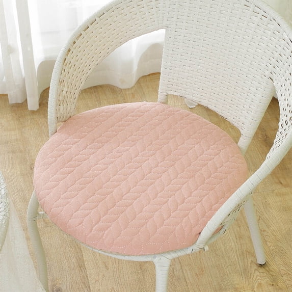 Round Chair Cushion 30cm | Thickened Soft Seat Pad for Balcony, Bedroom | Plush Comfort, Non-Slip Straps, All-Season | Durable, No Deformation