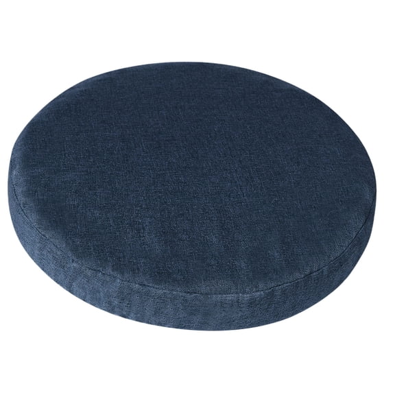Round Chair Cushion with Removable Cover, Thick Seat Pad for Dining Chairs, Stools, Garden Seating and Home Furniture(Blue,40X5cm)