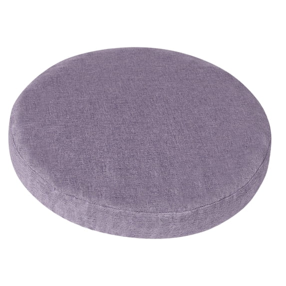 Round Chair Cushion with Removable Cover, Thick Seat Pad for Dining Chairs, Stools, Garden Seating and Home Furniture(Purple,40X5cm)