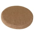 thumbnail image 1 of Round Chair Cushions for Dining Chairs â Extra Thick 2in Memory Foam Seat Cushion with Non- Bottom & Removable Washable Cover â Soft Linen Circle Chair Pad for Office, Kitchen, Patio, Bedroom, 1 of 4