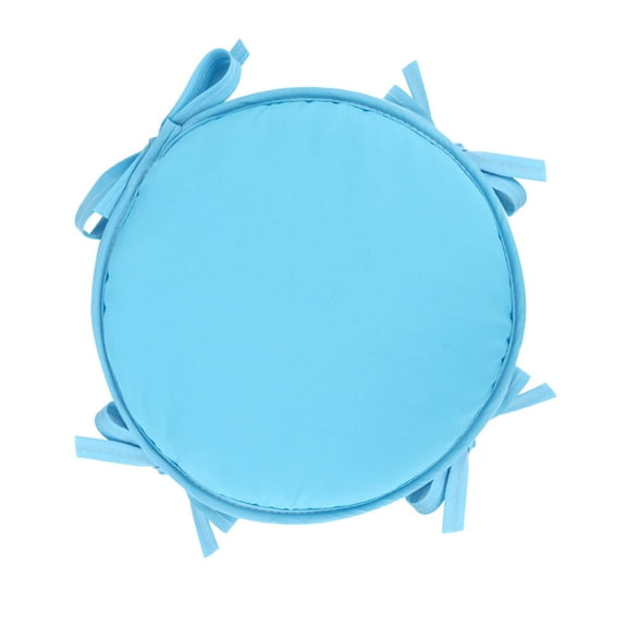Round Chair Cushions, Indoor Outdoor Chair Cushions with Ties, Chair Pads for Dining Chairs, Round Cushions for Chairs Home Kitchen Garden Patio (15 Inch)