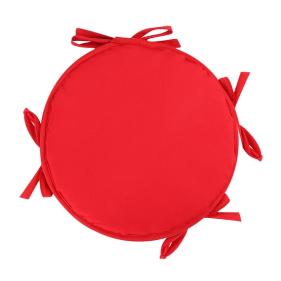 Round Chair Cushions with Ties 14.96 Inch Round Seat Pads for Dining Chairs Set of 1