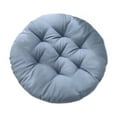 thumbnail image 1 of Round Chair Pad Cushion 16x16 Inch Thick Linen Fabric Seat Cushion for Dining Office Student Chair Home Kitchen All Season Use Washable Cover, 1 of 3