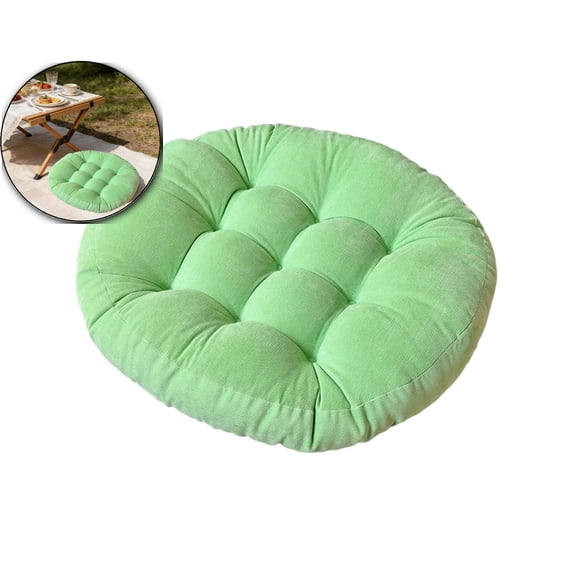 Round Chair Pad Seat Cushion Solid Color Soft Chair Pad Comfy Velvet Cushion Pillow for Kitchen Dining Office