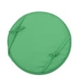 thumbnail image 1 of Round Chairs Seat Cushion Sponge Stool Pad Chairs Cover Slipcover with Rope Ties for 0ffice Home Restaurant 38CM (Green) 14.96Inches, 1 of 5