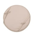 thumbnail image 1 of Round Chairs Seat Cushion Sponge Stool Pad Chairs Cover Slipcover with Rope Ties for 0ffice Home Restaurant 38CM (Grey) 14.96Inches, 1 of 5
