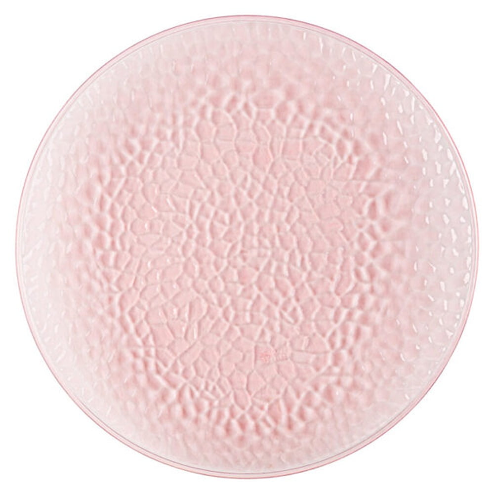 Round Charger Plates [13 Inch - 4 Pack] Disposable Plastic Dinner Plate Chargers , Pink Wedding ...