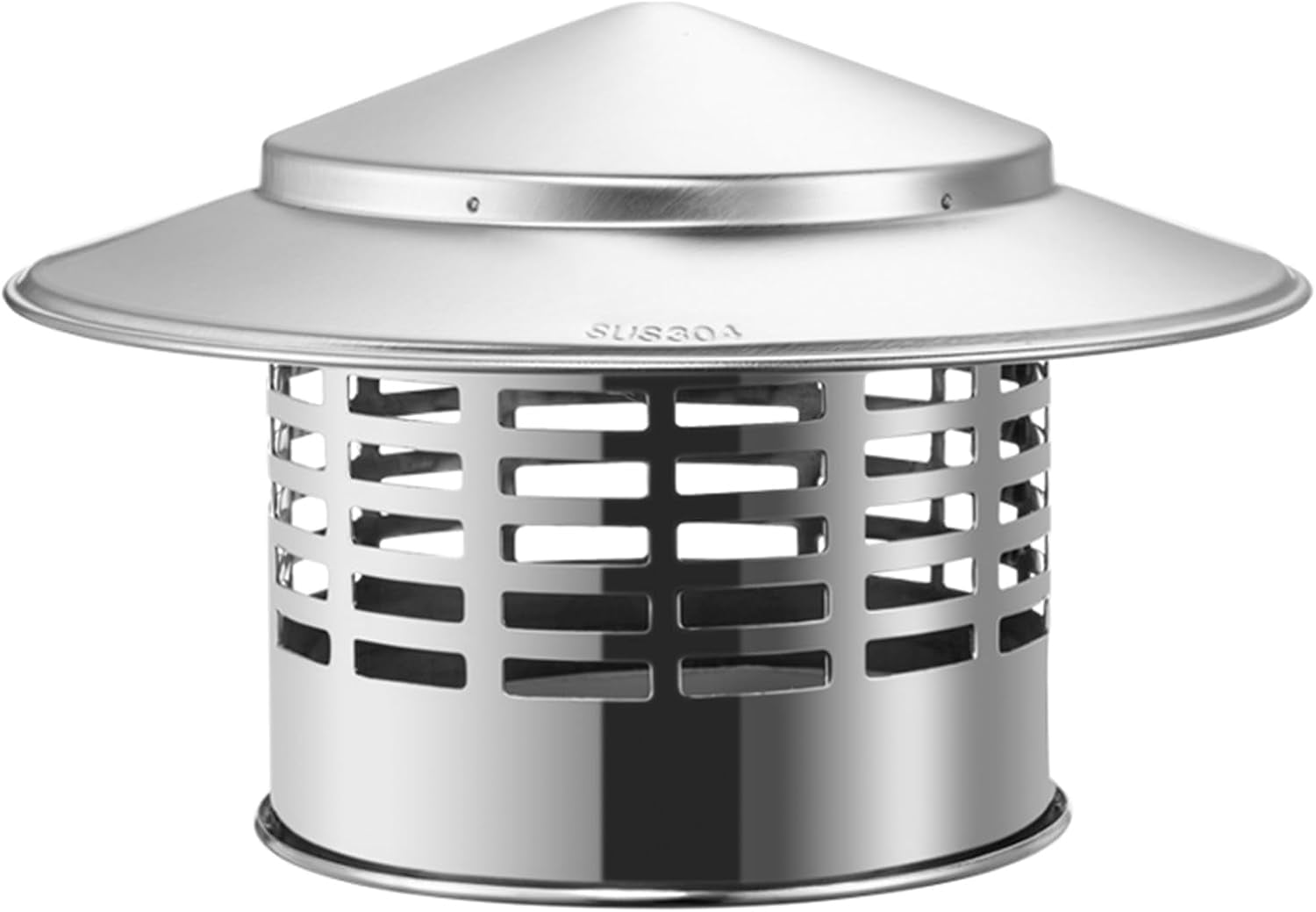 ZAQYCM Roof Vent For Bathroom Exhaust Fan 4 6 8 10 12 16 18 20 24 30 Inch, Windproof Rainproof Chimney Ventilation Guard For Shed Roof/ House/Garage/Warehouse (Size : 200mm/7.9 In