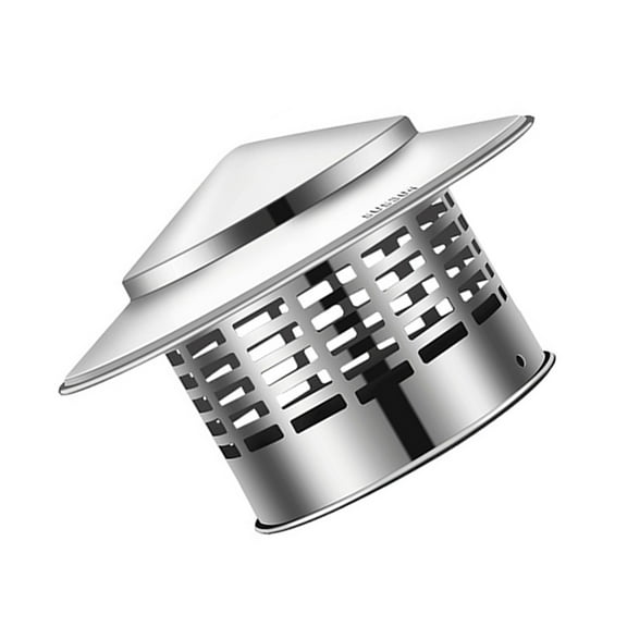 Round Chimney Caps Stainless Steel Chimney Cover with Screen Round Roof Rain Caps Vent Cover Stove Pipe Chimney Caps