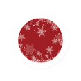 thumbnail image 1 of Round Christmas Tree Skirt Mat, Holiday Decor Rug, Non Slip Floor Cover, Polyester Low Pile Design, for Living Room Festive Atmosphere, Xmas Themed Carpet Protector, White L, 1 of 8