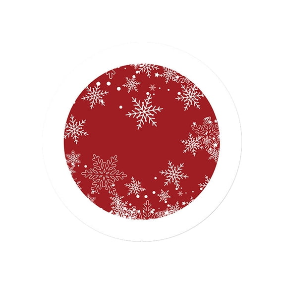 Round Christmas Tree Skirt Mat, Holiday Decor Rug, Non Slip Floor Cover, Polyester Low Pile Design, for Living Room Festive Atmosphere, Xmas Themed Carpet Protector, White L