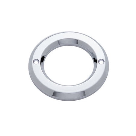 Round Chrome Bezel / Covers 2" LED Side Marker Clearance Light