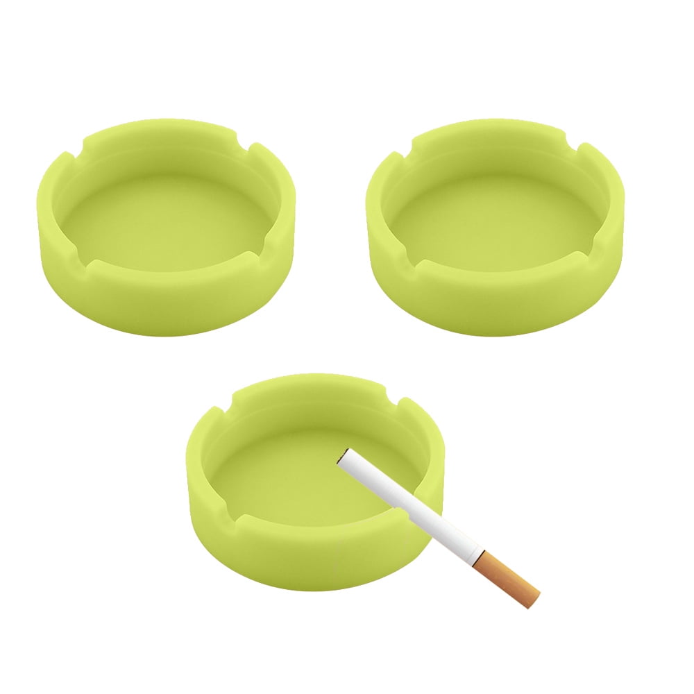 Round Cigar Ashtray Centerpiece Wide Shelf Unbreakable Firm