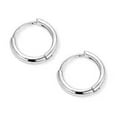 thumbnail image 1 of Round Circle Hoop Earrings Small Hinged Hoop Huggie Men Women Earrings Ear E4C6, 1 of 1