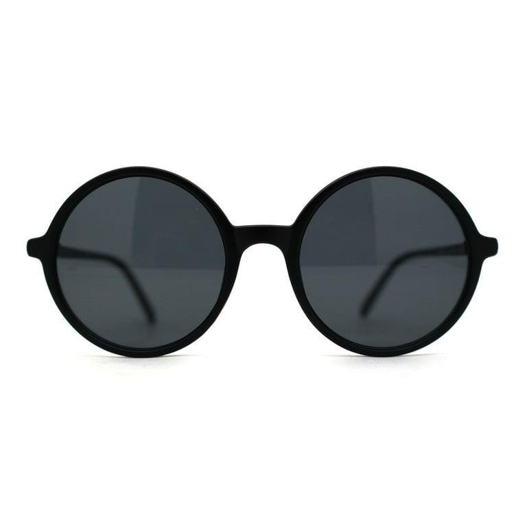 Round Circle Lens Wizard Plastic Mod Fashion Sunglasses