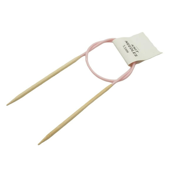 Round Circular Knitting Bamboo Accessories , wood, 5.5mm