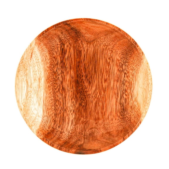 Round Classic Acacia Wood Starter Plate