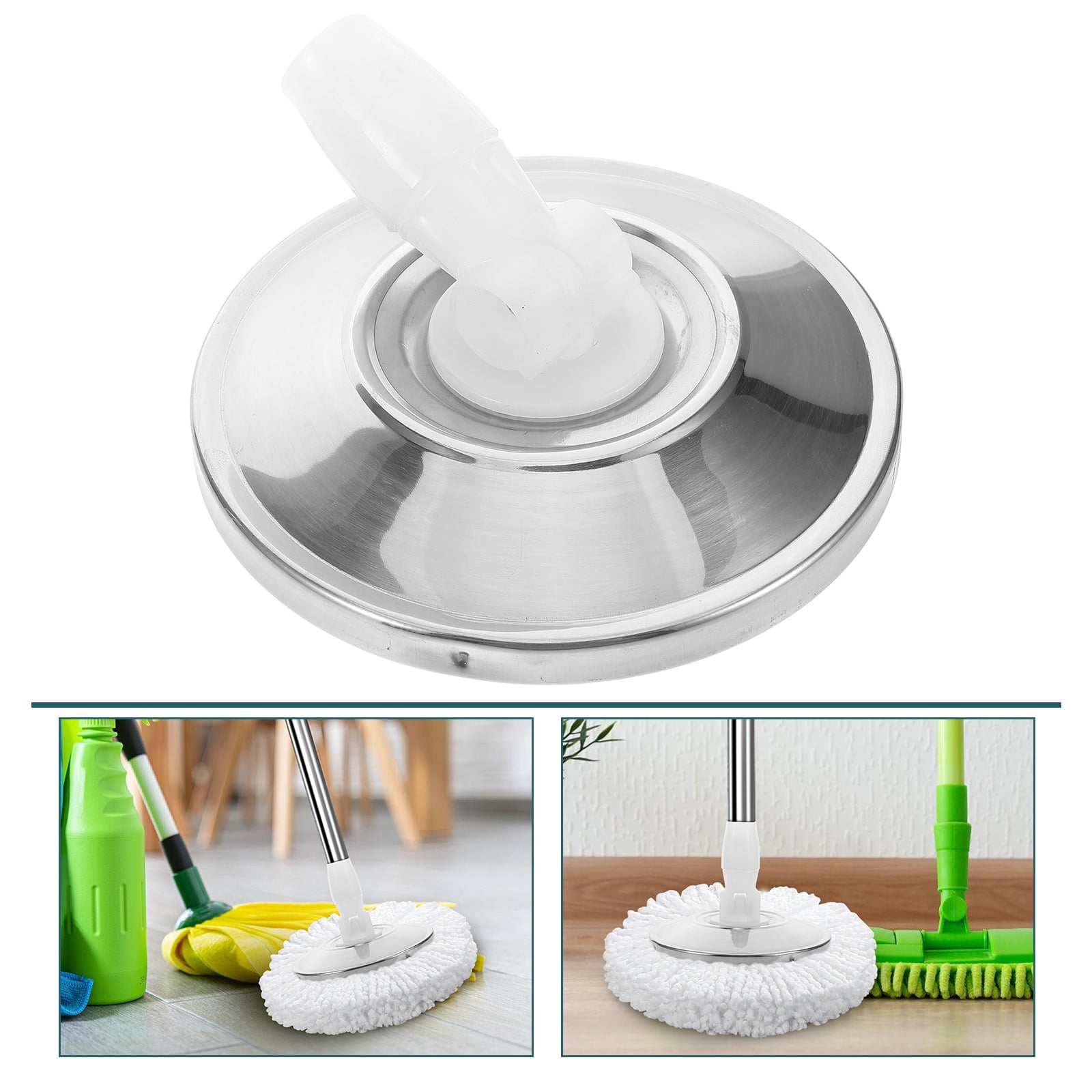 Rotating Mop Bürstenkopf Ersatz - Dreieckiger Scheueraufsatz 180° Drehbar