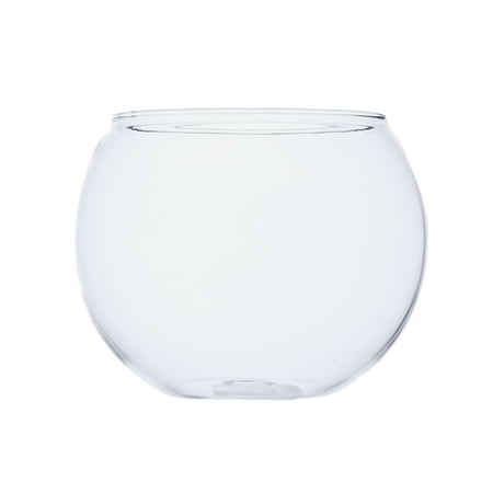 Round Clear Glass Flower Vase Sphere Fish Tank Bowl Air Planter DIY Micro Landscape Terrarium Holder Home Cafe Decor