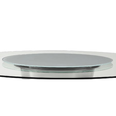 Round Clear Glass Lazy Susan
