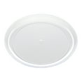 thumbnail image 1 of Round Clear Plastic Elegant Plate - 9" x 9" x 1/2" - 100 count box, 1 of 2