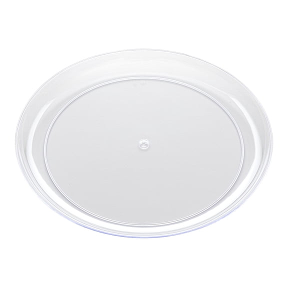 Round Clear Plastic Elegant Plate - 9" x 9" x 1/2" - 100 count box