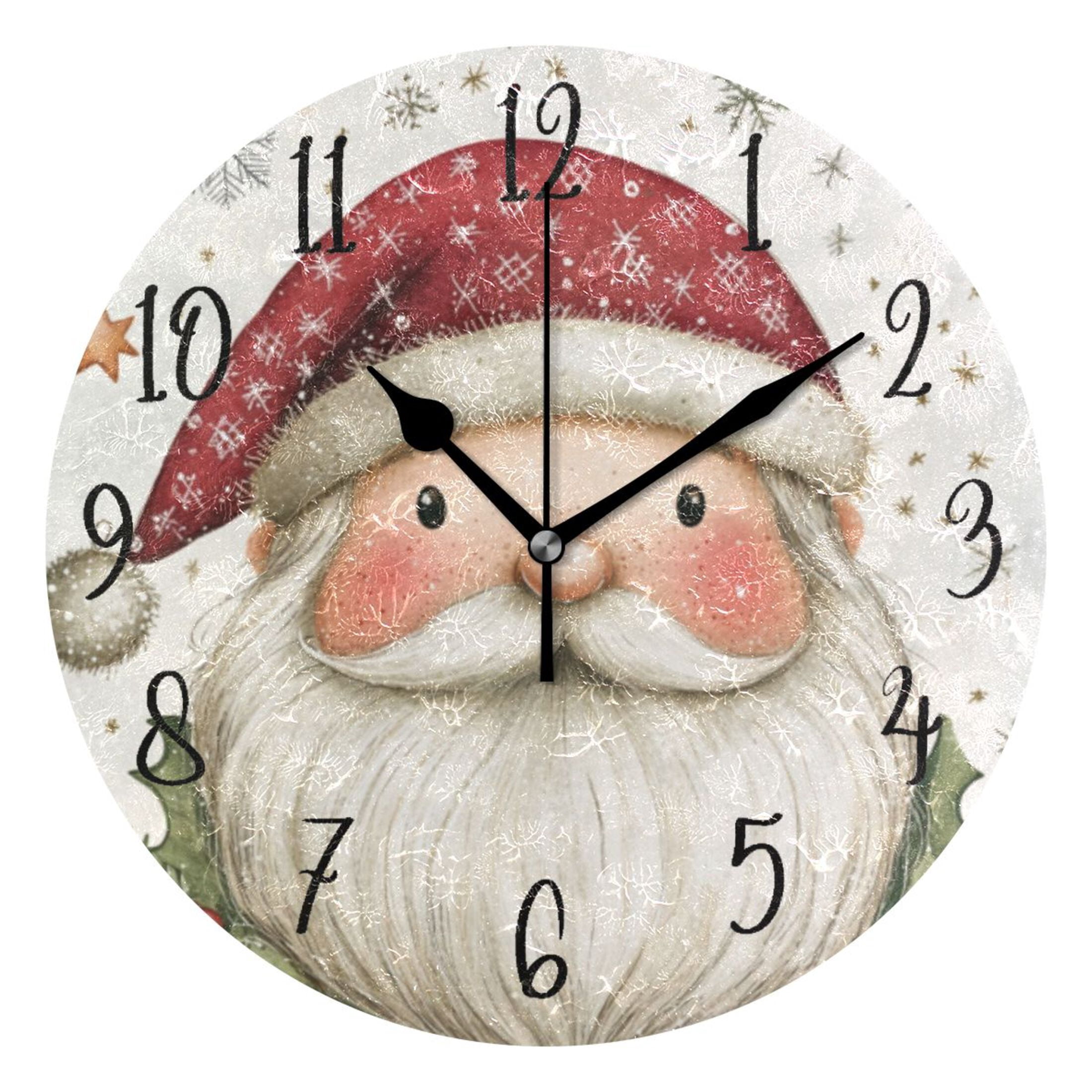 Round Clock Gold Clock 9.84*9.84 Inch Round Art Clock Decorative Clock ...