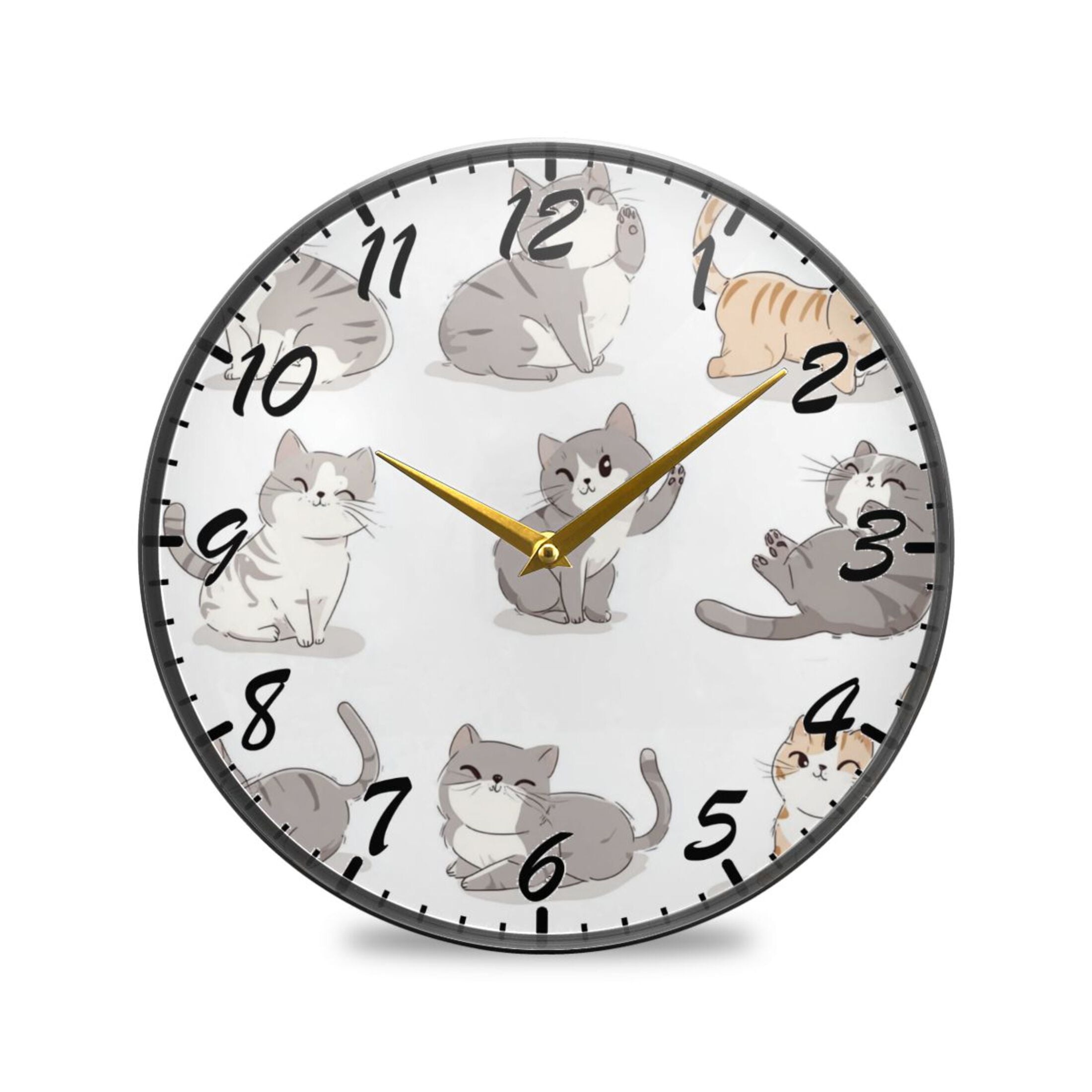 Round Clock Wall Clock Decorative Clock 11.9