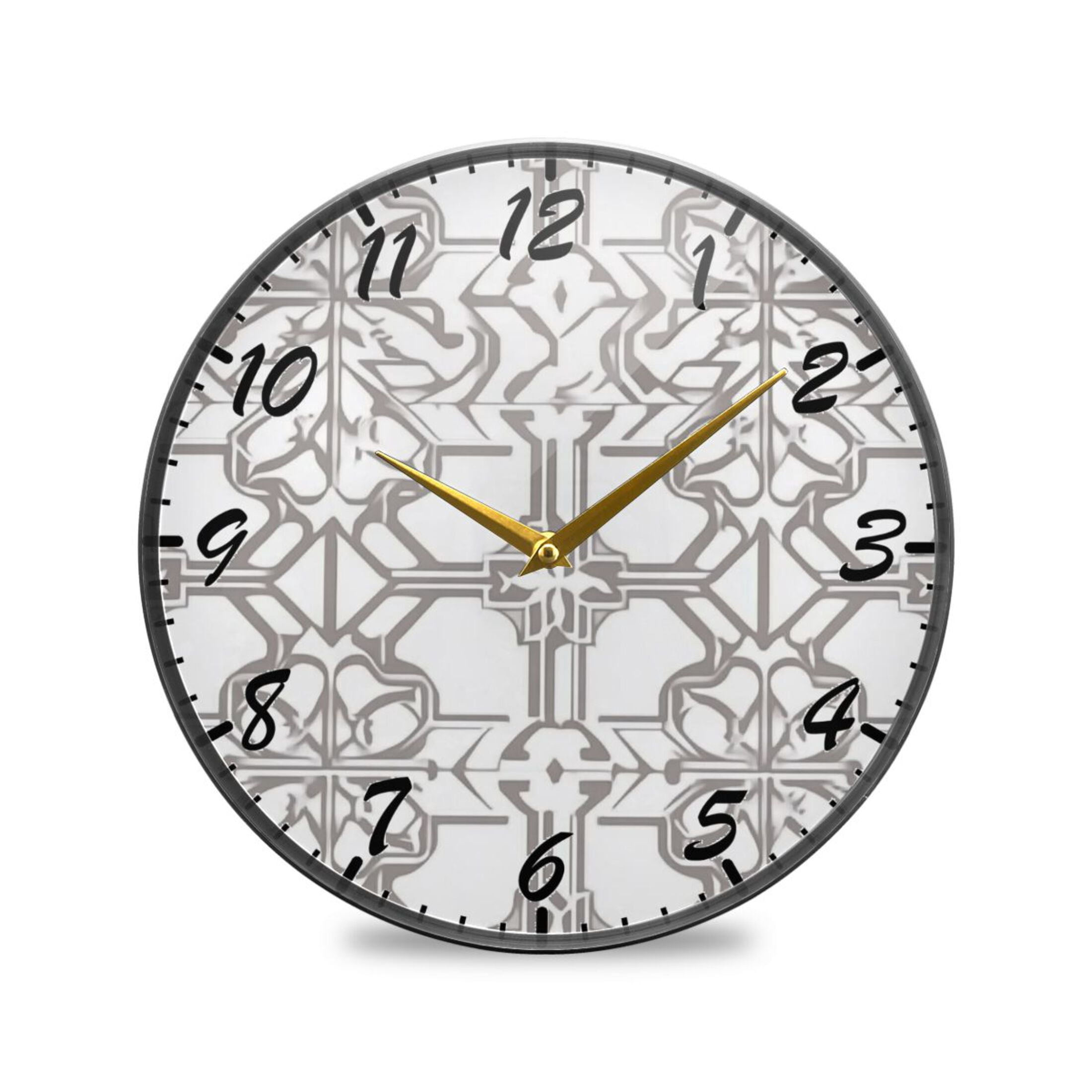 Rounded Rectangle Clock Round Clock Wall Clock Decorative Clock 11.9