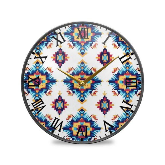 Round Clock Wall Clock Decorative Clock 9.5" Sizes Elegant Colors and Shapes