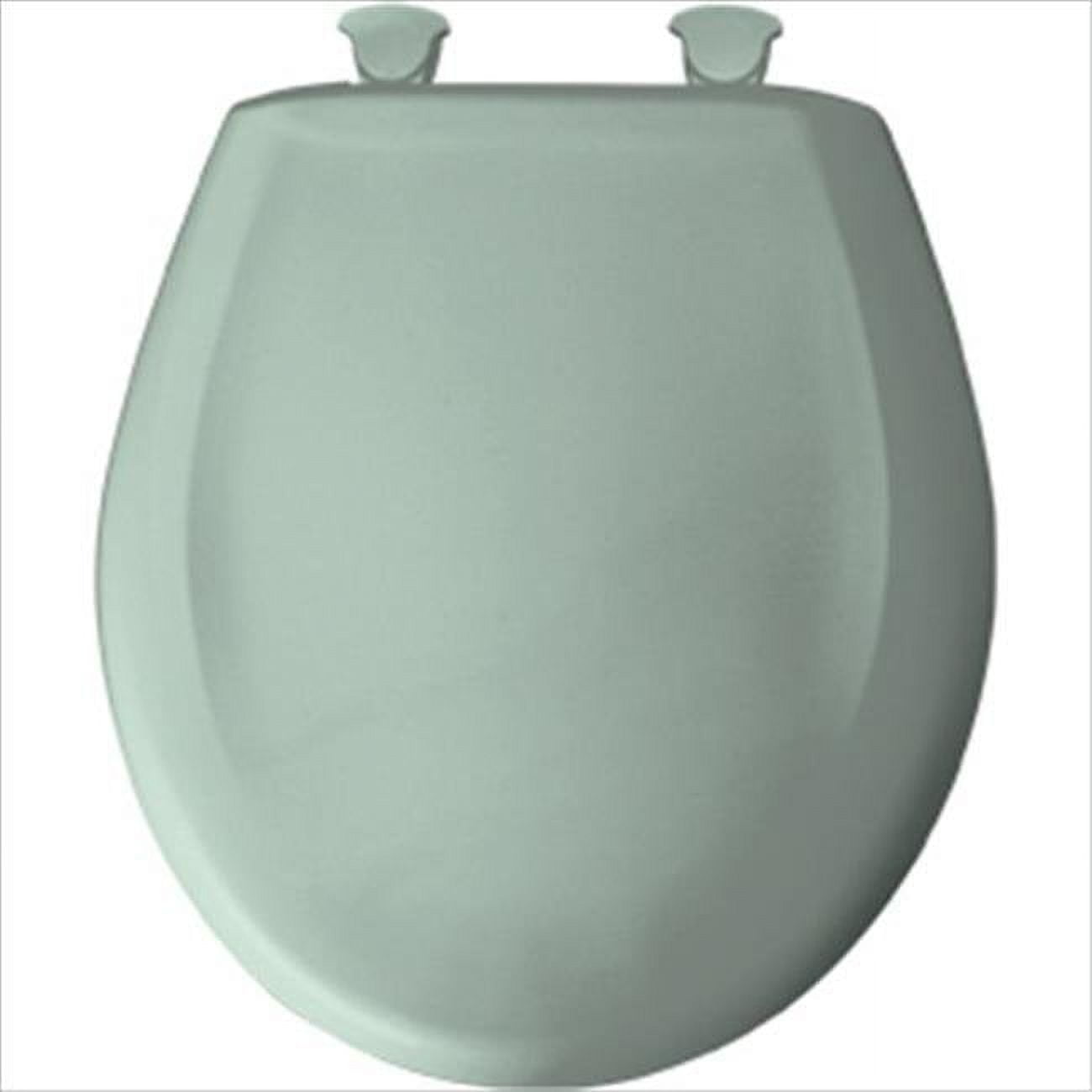 Round Closed Front Toilet Seat in Seafoam