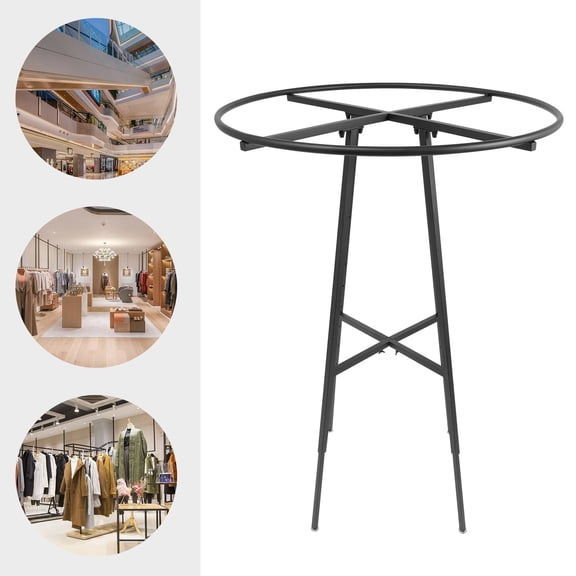 Round Clothes Display Rack, Round Clothing Rack, Floor Standing Clothes Hanging Rack for Hanging Skirts, Pants, Jackets, T-shirts, and More
