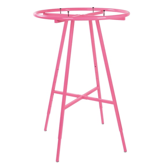 Round Clothing Rack Clothes Garment Retail Store Hot Pink