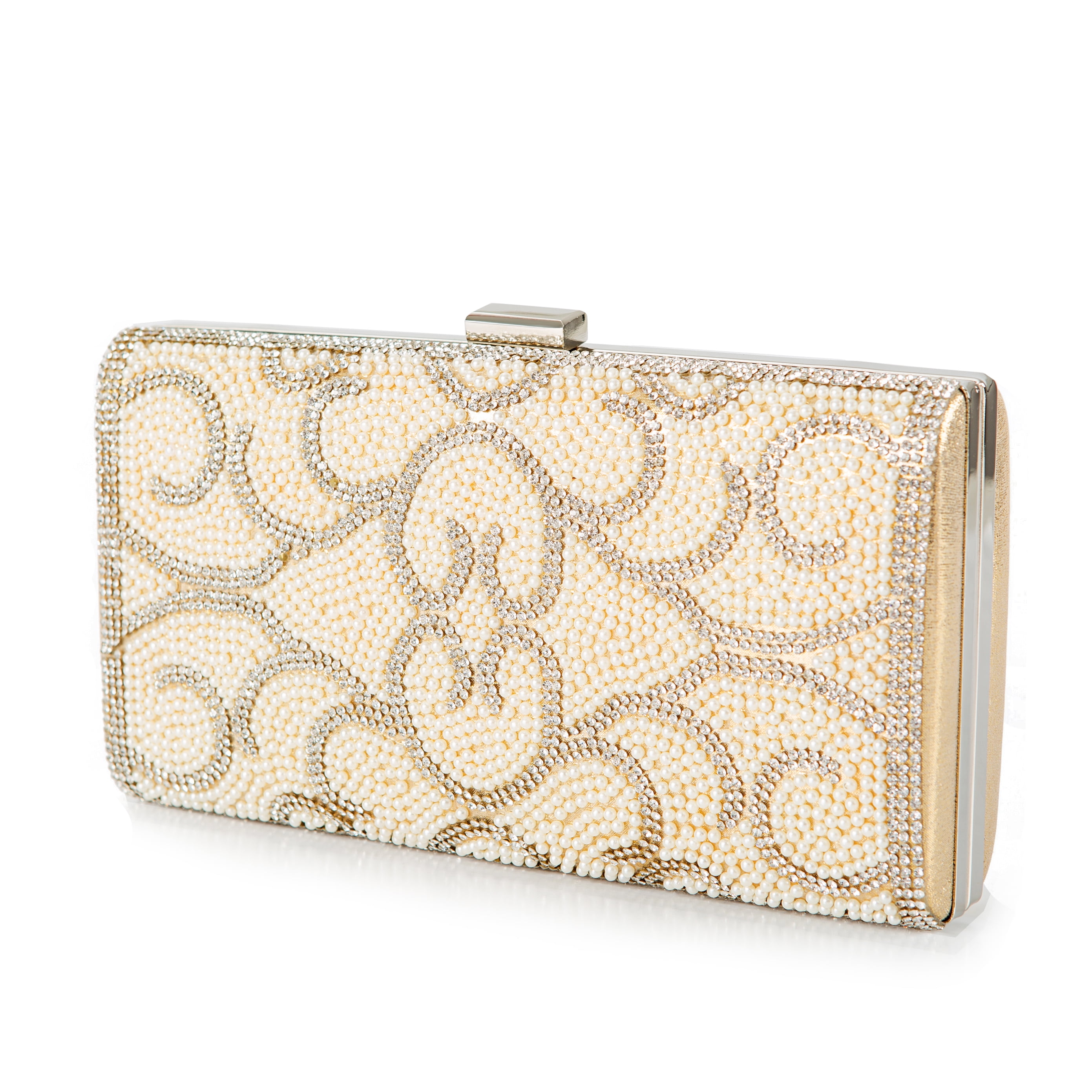 Buy Gold Embellished 3d Leaves Clutch by Ara Studio Online at Aza Fashions.
