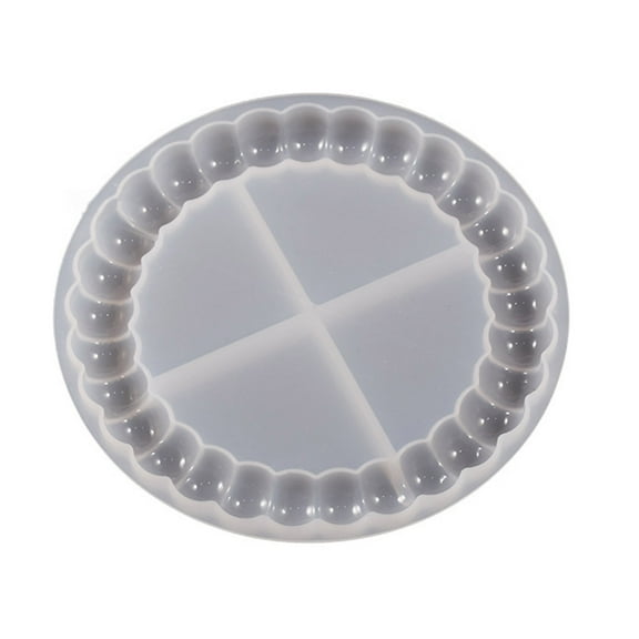Round Coaster Epoxy Resin Silicone Mold Coaster Molds for Resin Wine Glass Cup Mat Home Decor Crafts Making