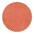 thumbnail image 1 of Round Coasters Felt Backed 8pk w Snakeskin Design - Coral, 1 of 1
