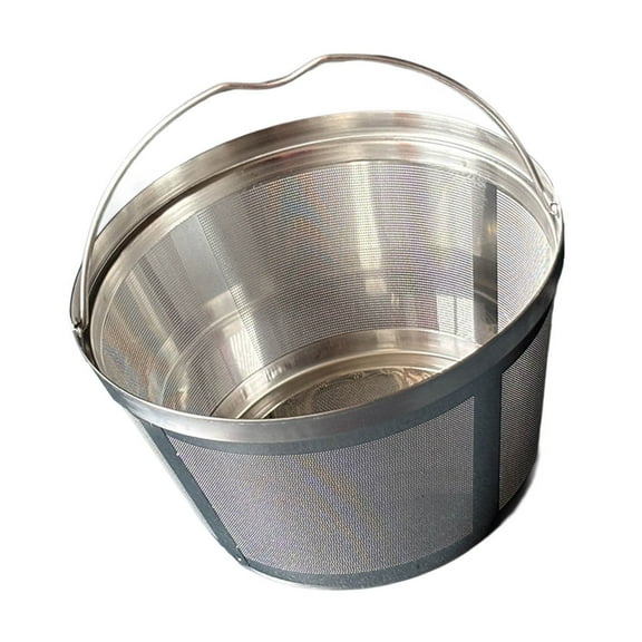 Round Coffee Filter Basket Built for Durability 304 Stainless Steel Meshes Reusable User friendly Brewing Accessory